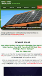 Mobile Screenshot of nevadasolar.com
